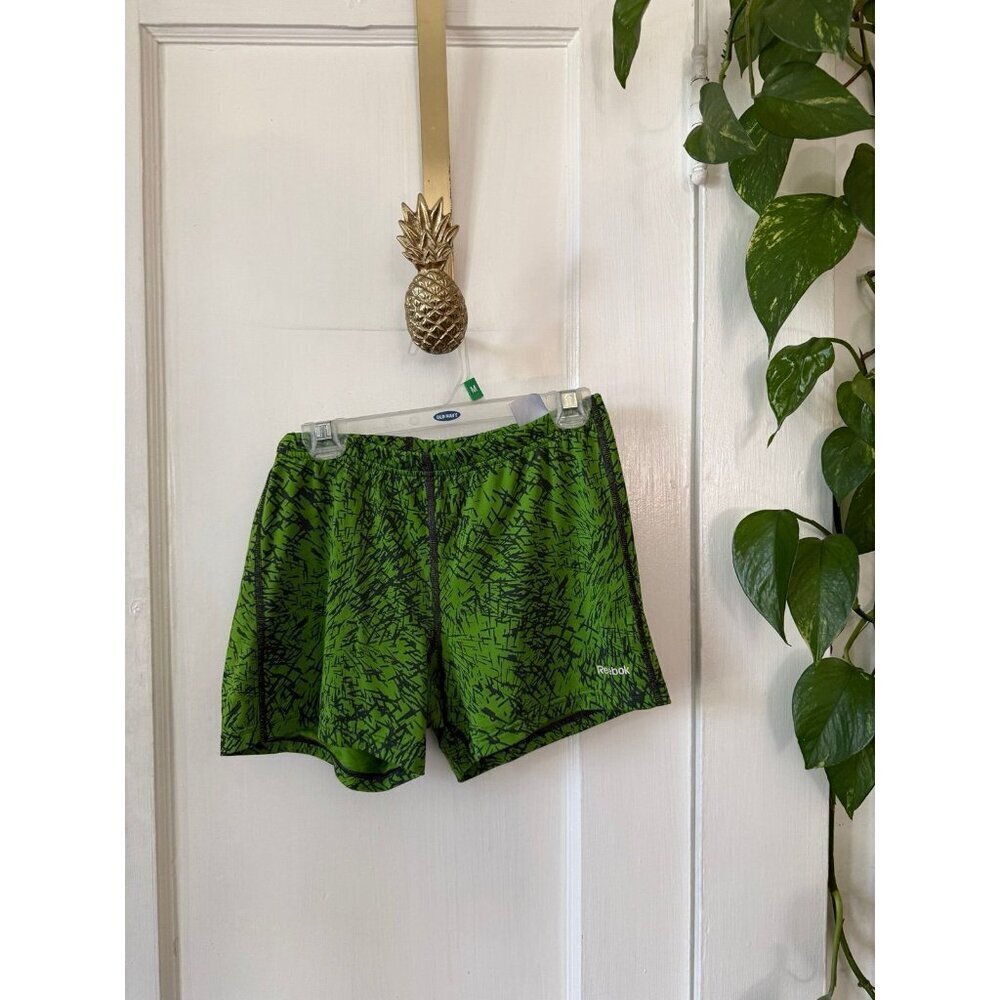 Reebok women’s size large green athletic shorts